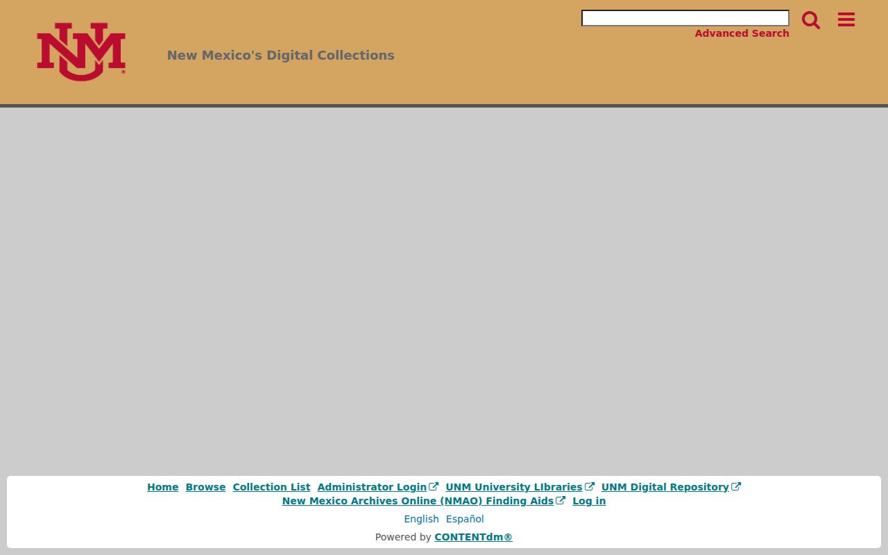 Bernalillo County city directory Special Collections digital collection landing page